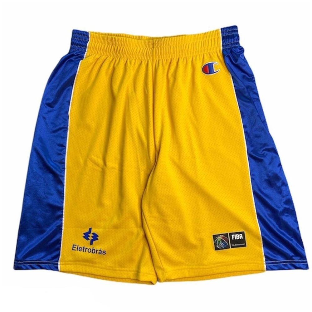 Vintage BRAZIL Eletrobas FIBA Team issued basketball shorts‎